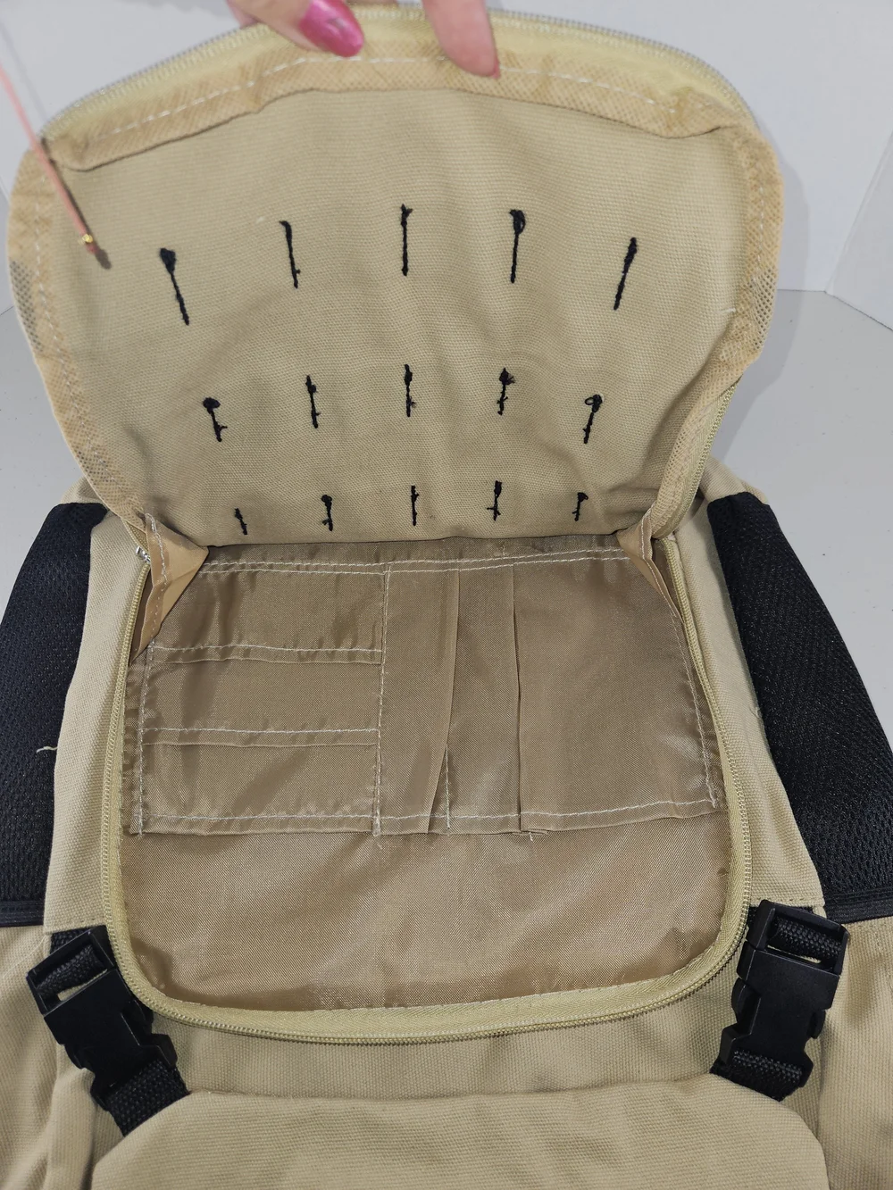NRA-ILA Tan Tactical Backpack with Black Accents